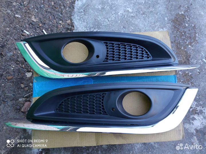 Решётка птф Опель Инсигния рестайлинг