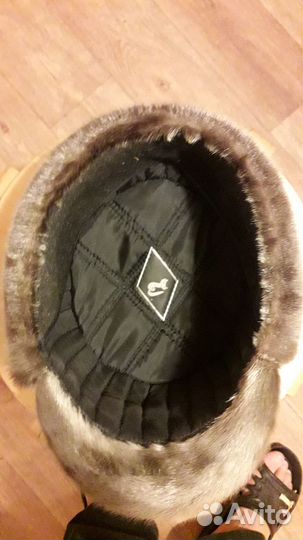 Шапка мужская из нерпы