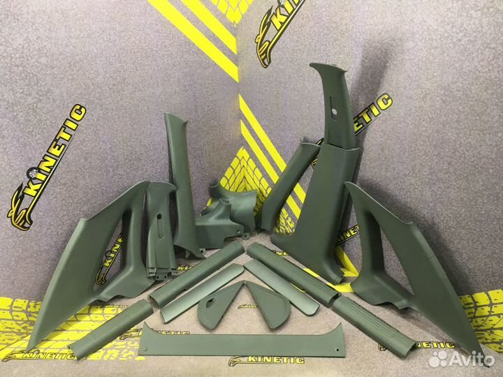 Обшивка стойки кузова в салоне Шевроле Лачетти сед