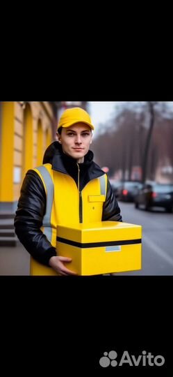 Курьер партнер сервиса Яндекс еда пеший вело авто