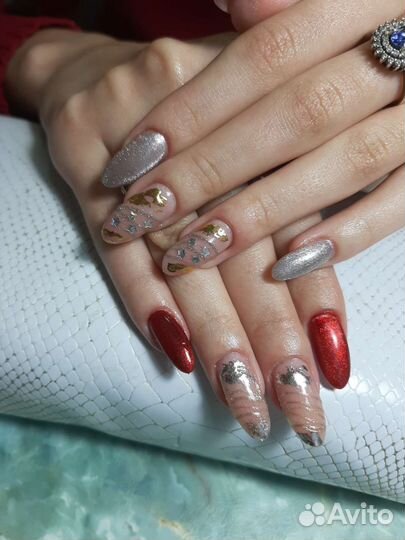 Аппаратный маникюр, наращивание