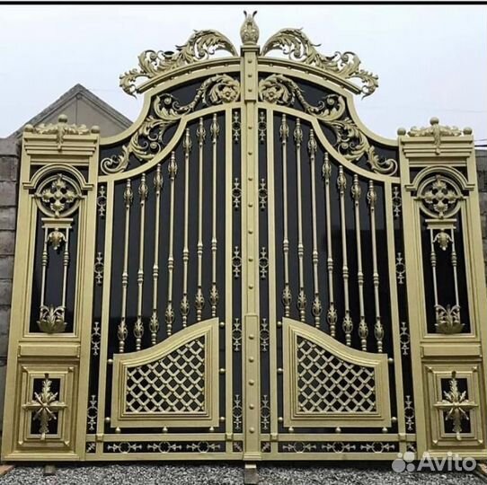 Ворота кованые