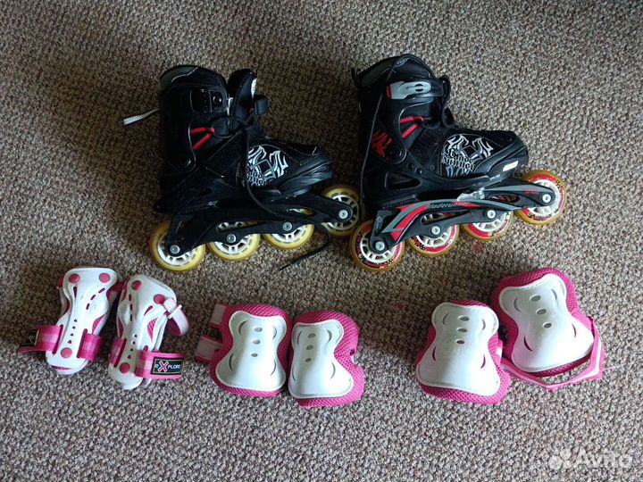 Ролики детские раздвижные 29-32