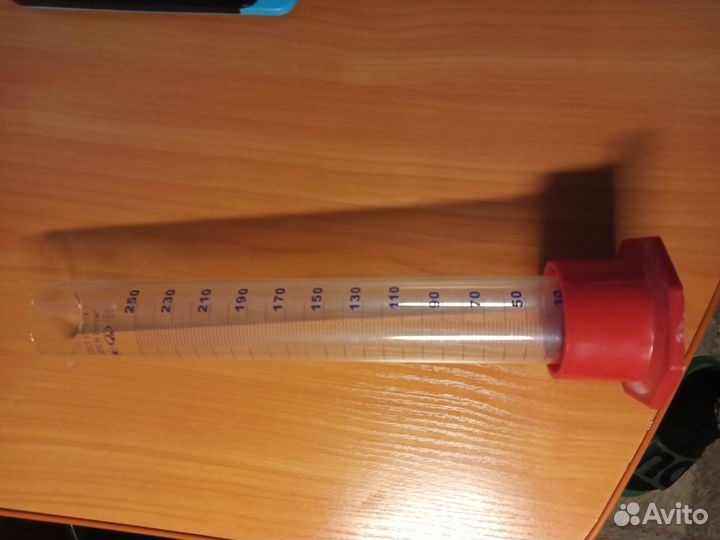 Цилиндр колба для ареометров за стеклянный(250 ml)