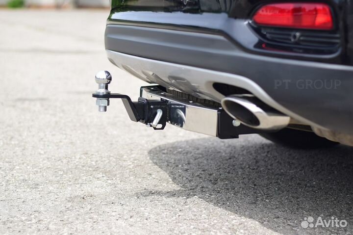 Фаркоп для Хендай сантафе 2018+, съемный квадрат