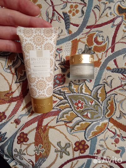 Spa Ceylon White Rice пилинг и дневной крем