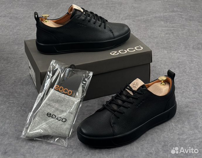 Кеды кожаные ecco