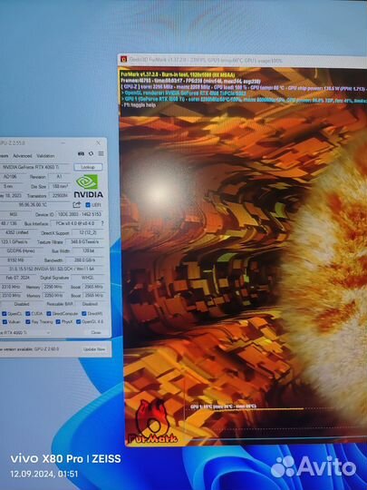 RTX 4060 ti msi ventus 3x Новая