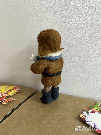 Ватные елочные игрушки