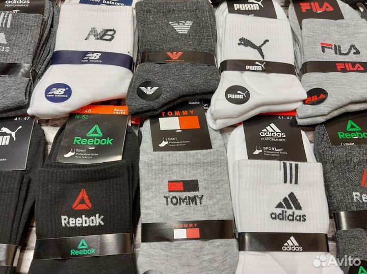 Носки Nike Adidas Puma Reebok