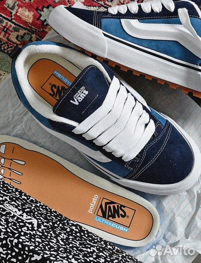 Imran Potato x Vans Knu Skool MTE Navy оригинал