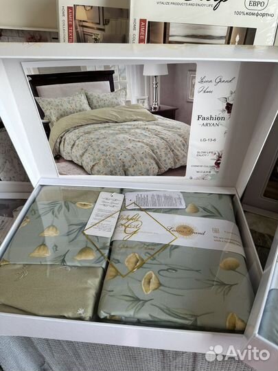 Постельное белье сатин хлопок евро