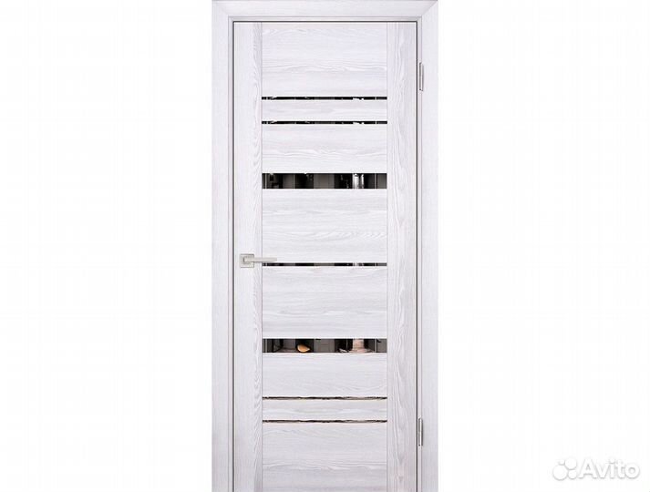 Дверь PSK-2 Ривьера айс со стеклом 200х60см