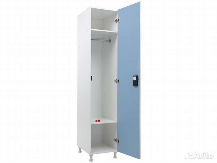 Шкаф для раздевалок WL 11-40 EL голубой/белый