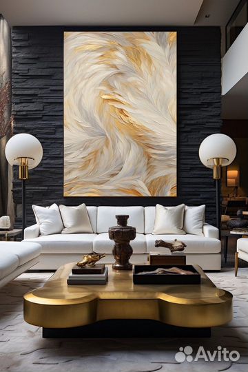 Картина маслом на холсте Нежные цвета абстракции