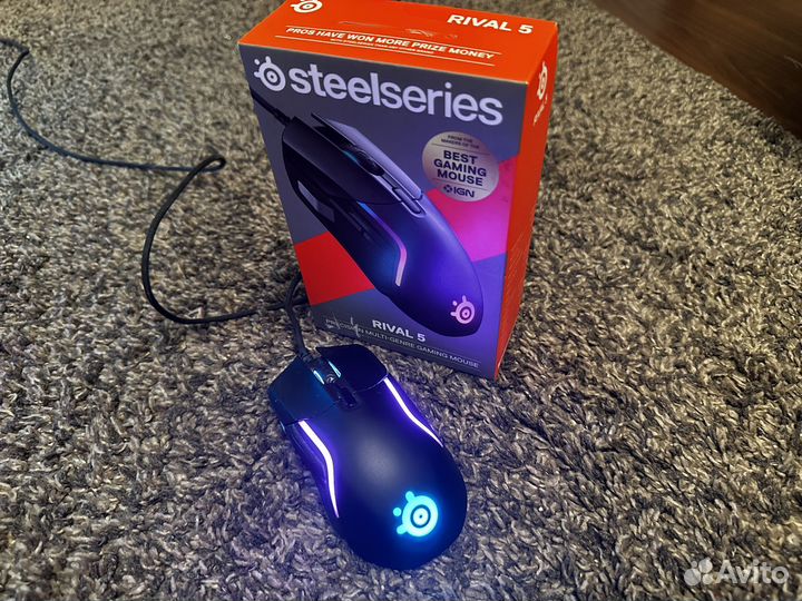 Игровая мышь steelseries rival 5