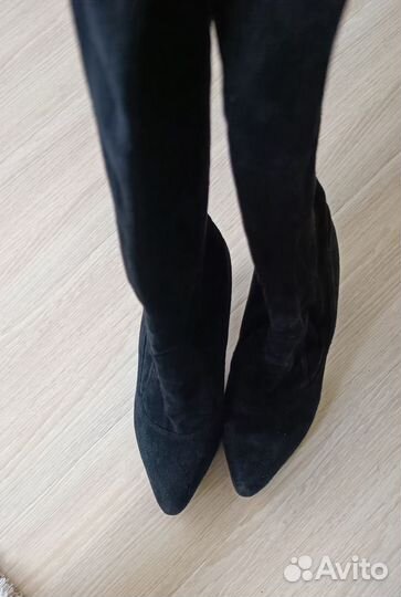 Сапоги ботфорты zara 36