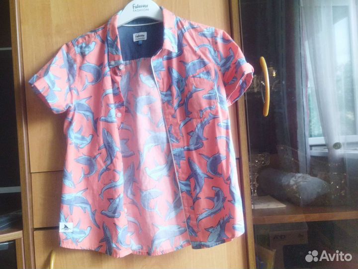 Летняя рубашка для мальчика