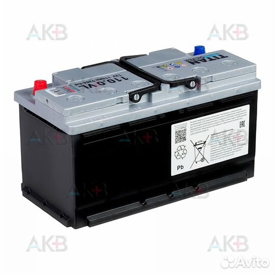 Аккумулятор автомобильный Titan Euro Silver 110R 9