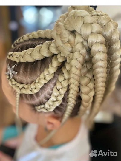 Афролоконы, косы любой сложности