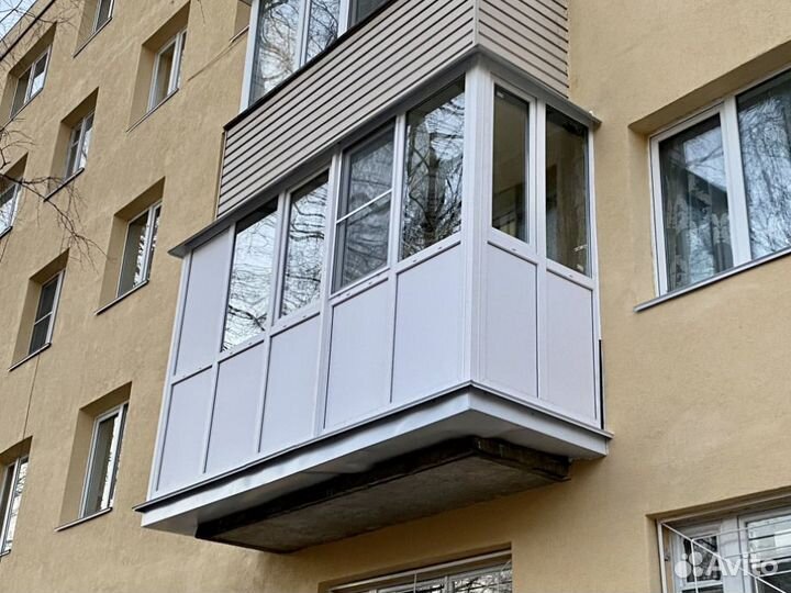 Остекление\ремонт балконов лоджий под ключ Чебокса