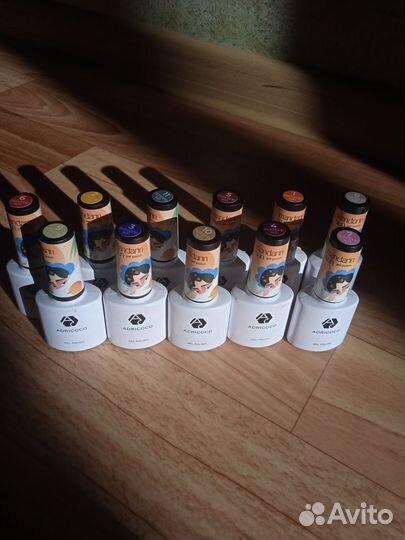 Набор новых гель лаков 11 шт adricoco mandarin sun