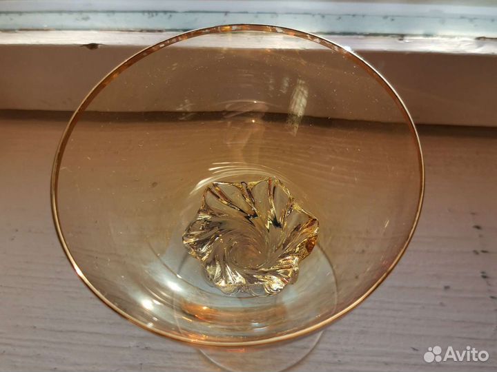 Фужеры, креманки на витой ножке Пр-во Чехословакия