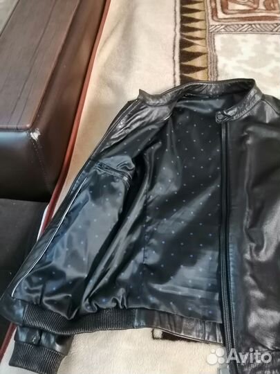 Кожаная куртка мужская