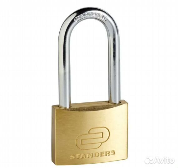 Замок навесной Standers с длинной дужкой 50x39 мм