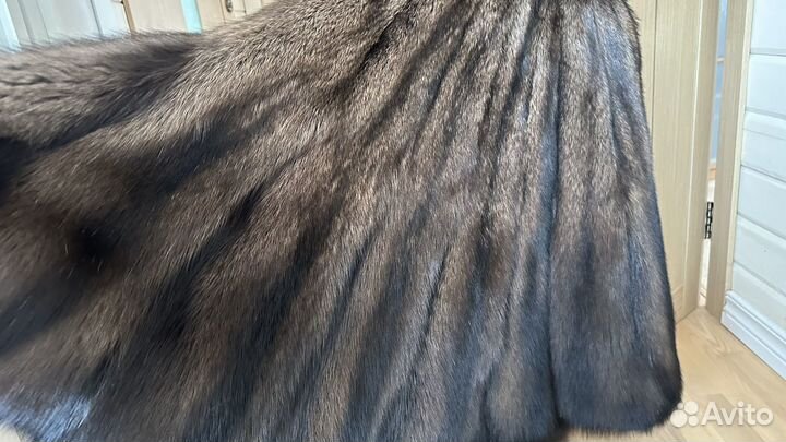 Шуба из меха куницы
