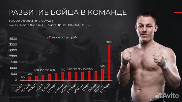 Инвестиции в готовый бизнес pop mma, hardcore