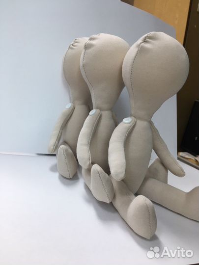 Заготовки куклы Тильда с выкройкой