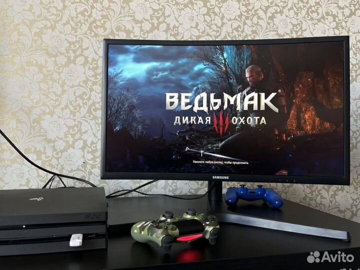 Монитор Samsung 24 120гц Curved Gaming