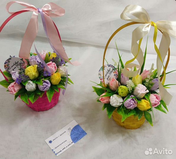 Букеты из мыла ручной работы