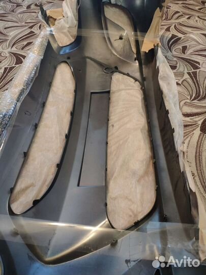 Передний бампер на hyundai solaris 1