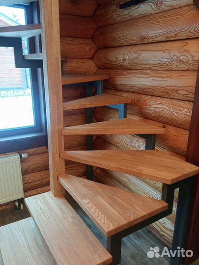 Лестница на второй этаж изготовление и установка