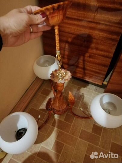 Люстра потолочная бу