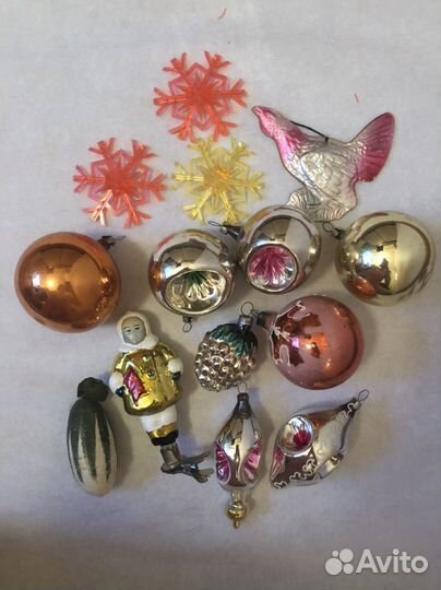 Елочные игрушки СССР набор