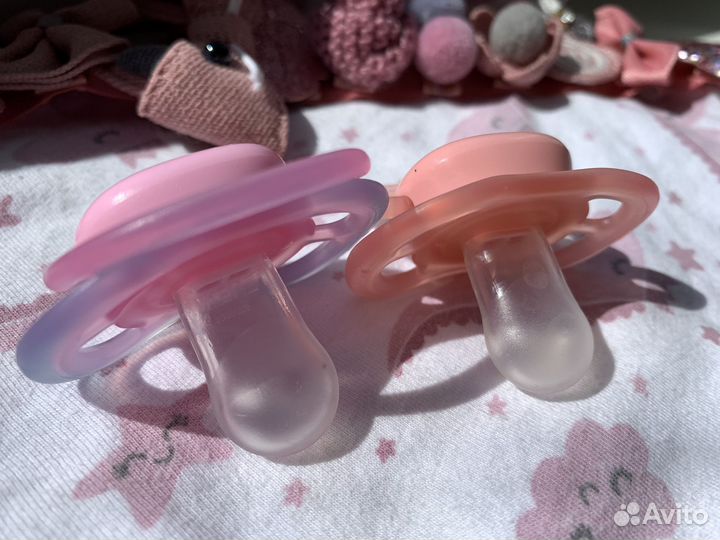 Пустышки avent 0-6 (2 шт)