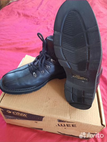 Мужские кожаные ботинки