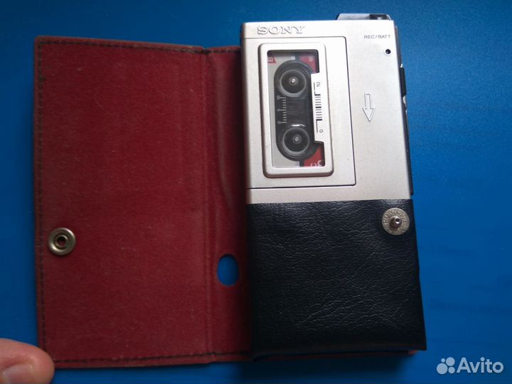 Sony M-100 микрокассетный Corder, серебро, Япония