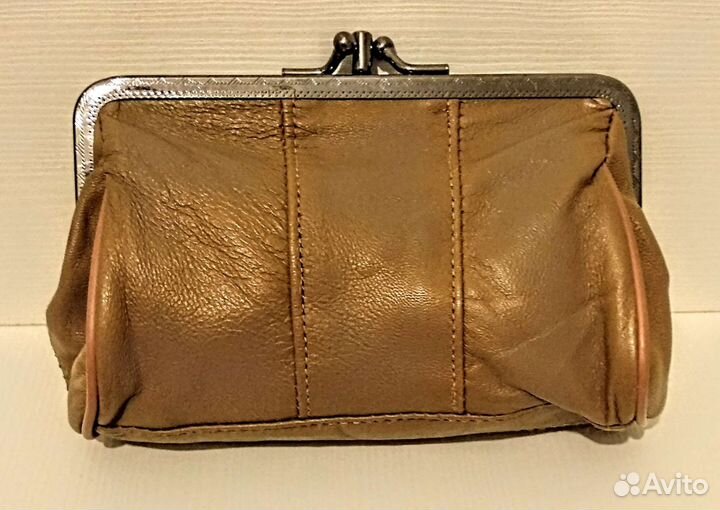 Новый кошелек,нат.кожа,10см на 14см, три отдела