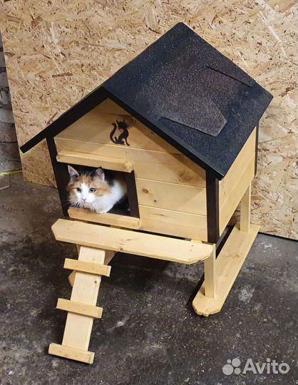 Будка домик для кота 