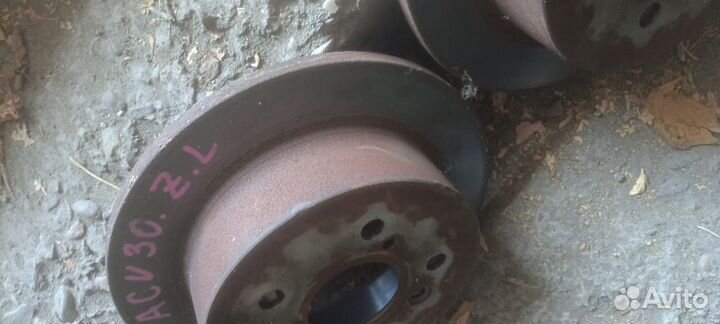 Задние тормозные диски тойота камри 30