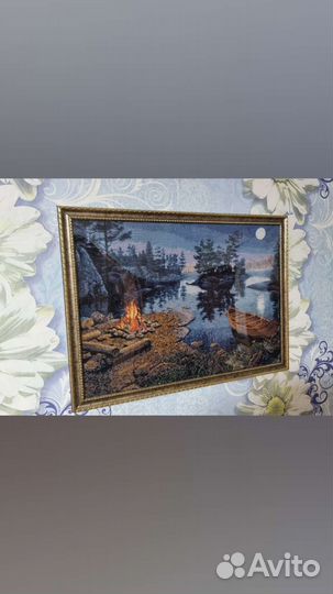 Картина вышитая крестом