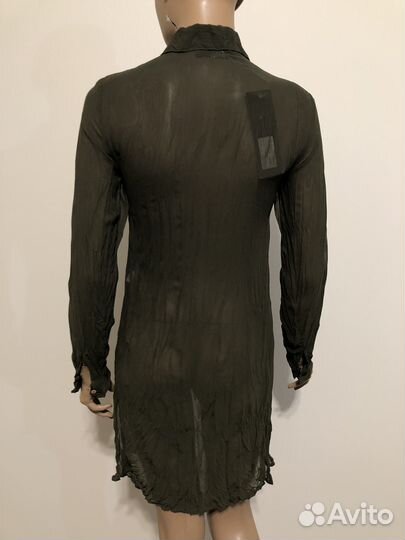 Рубашка туника зелёная
