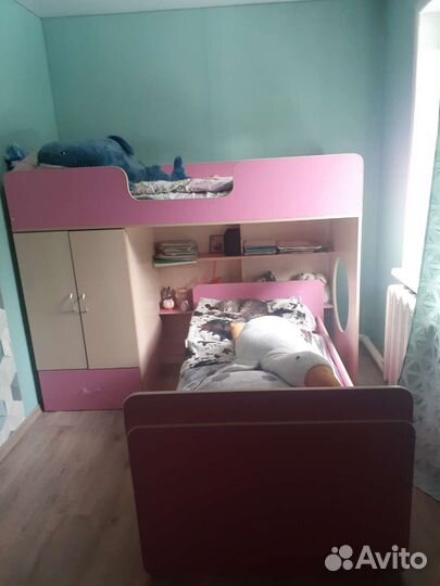 Двухъярусная кровать бу