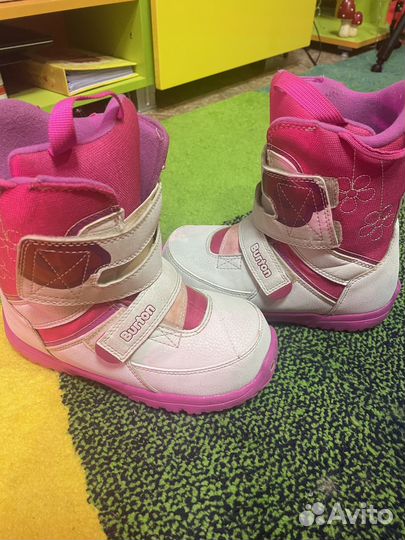 Ботинки сноубордические burton детские