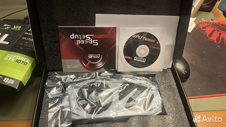 Видеокарта asus GTX 1070 Dual