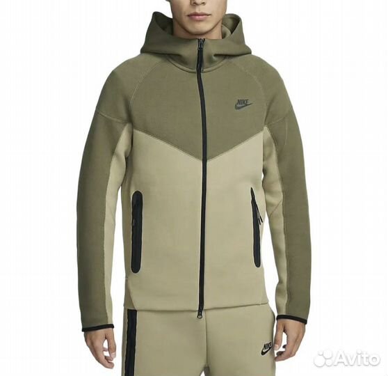 Зип худи Nike Tech Fleece Windrunner Green